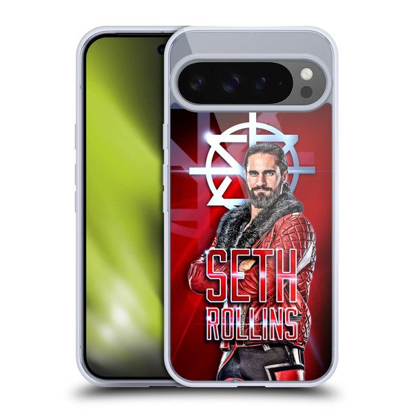WWE Seth Rollins Graphics Seth Rollins Soft Gel Case for Google Pixel 9 Pro XL