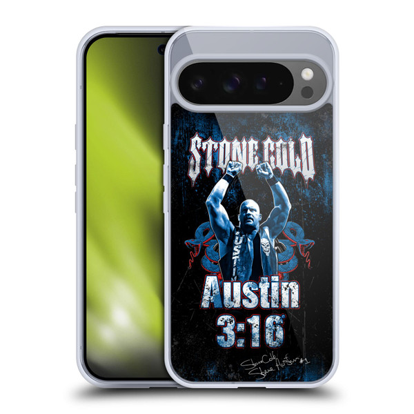 WWE Steve Austin Stone Cold Toughest SOB Soft Gel Case for Google Pixel 9 Pro XL