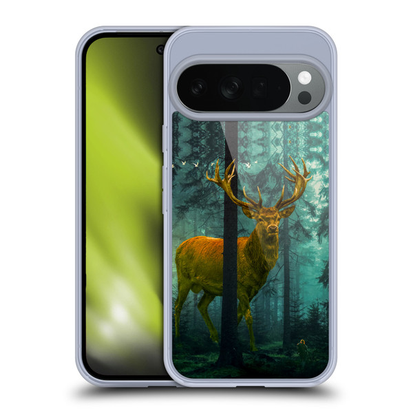 Dave Loblaw Animals Giant Forest Deer Soft Gel Case for Google Pixel 10