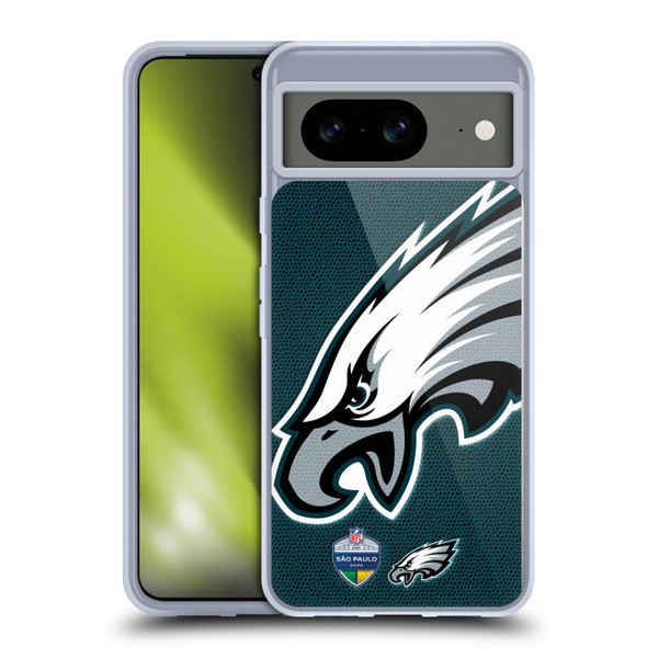NFL 2024 International Games São Paulo Eagles Soft Gel Case for Google Pixel 8
