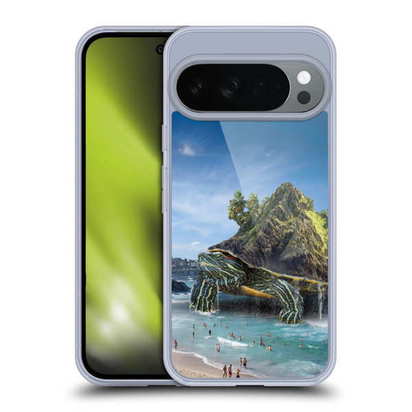 Dave Loblaw Sea Turtle Beach Day Soft Gel Case for Google Pixel 10