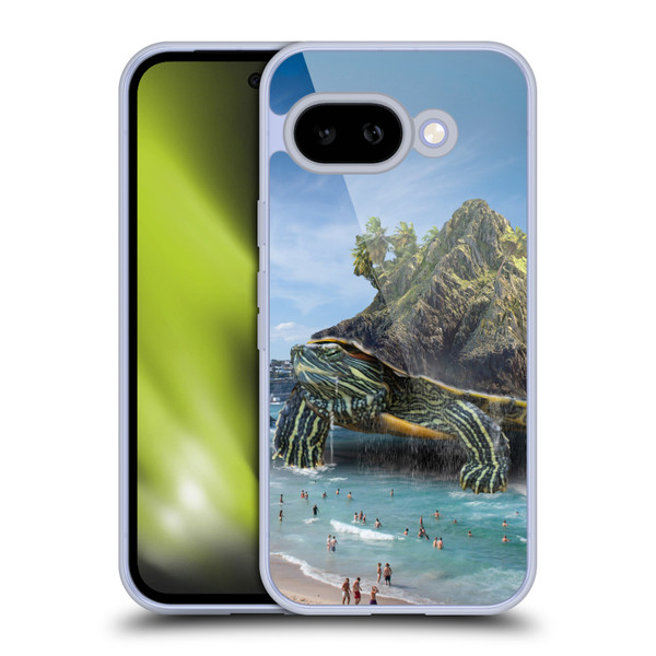 Dave Loblaw Sea Turtle Beach Day Soft Gel Case for Google Pixel 9A