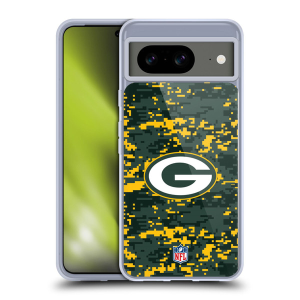 NFL Green Bay Packers Graphics Digital Camouflage Soft Gel Case for Google Pixel 8
