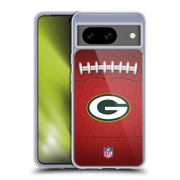 NFL Green Bay Packers Graphics Football Soft Gel Case for Google Pixel 8