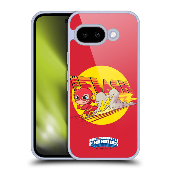 Super Friends DC Comics Toddlers Composed Art The Flash Soft Gel Case for Google Pixel 9A