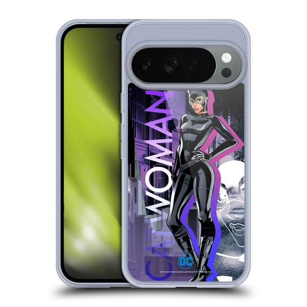 DC Women Core Compositions Catwoman Soft Gel Case for Google Pixel 10