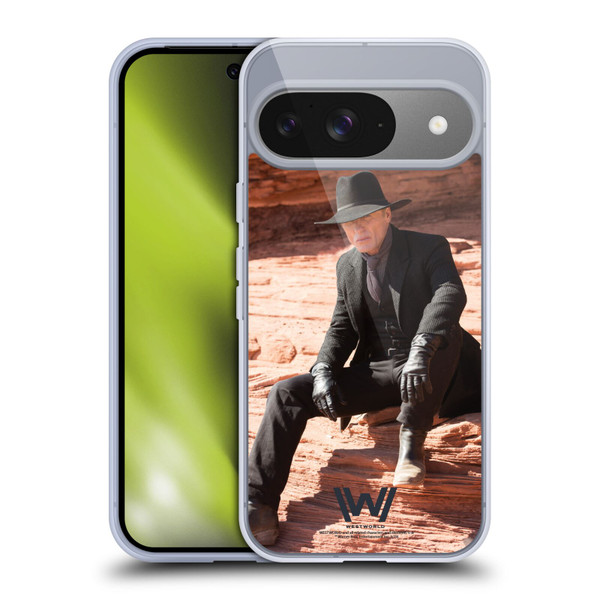 Westworld Characters Man In Black Soft Gel Case for Google Pixel 9 / Pixel 9 Pro