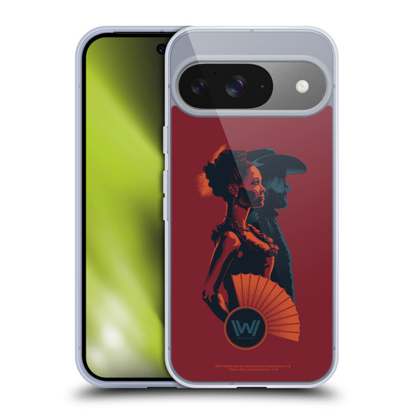 Westworld Graphics Maeve And Hector Soft Gel Case for Google Pixel 9 / Pixel 9 Pro