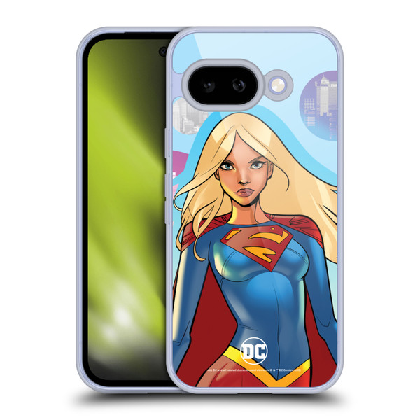 DC Women Core Compositions Supergirl Soft Gel Case for Google Pixel 9A