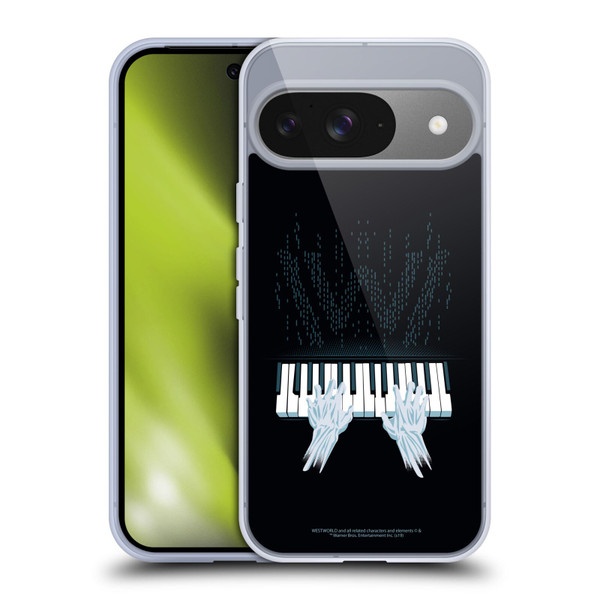 Westworld Graphics Piano Soft Gel Case for Google Pixel 9 / Pixel 9 Pro