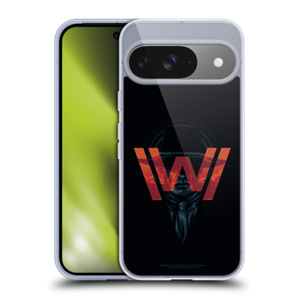 Westworld Logos Man In Black Soft Gel Case for Google Pixel 9 / Pixel 9 Pro