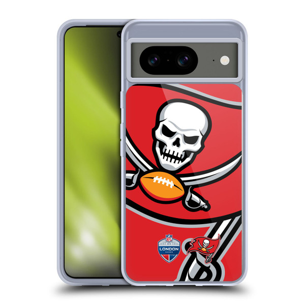 NFL 2019 London Games Oversized Buccaneers Soft Gel Case for Google Pixel 8
