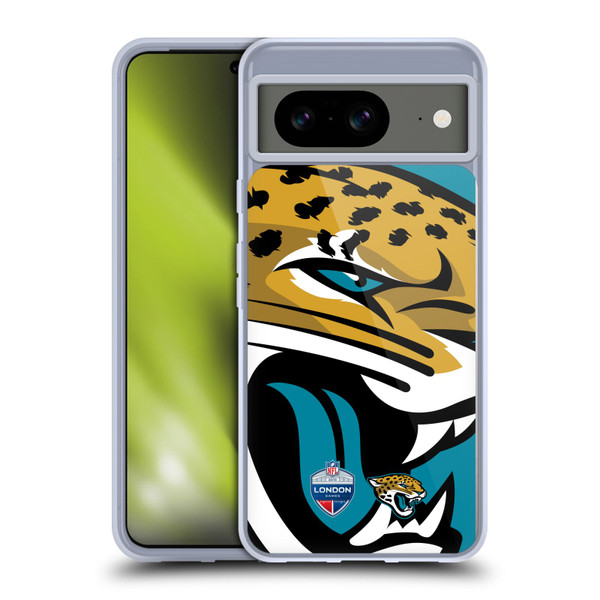 NFL 2019 London Games Oversized Jaguars Soft Gel Case for Google Pixel 8