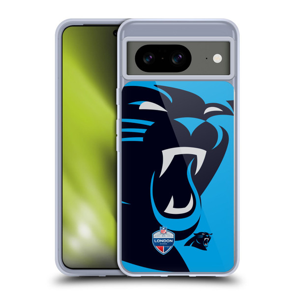 NFL 2019 London Games Oversized Panthers Soft Gel Case for Google Pixel 8