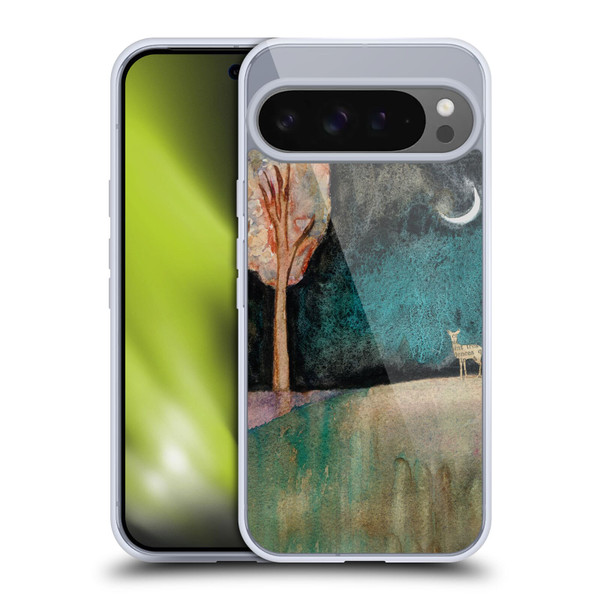 Wyanne Nature 2 Deer and Moon Soft Gel Case for Google Pixel 9 Pro XL