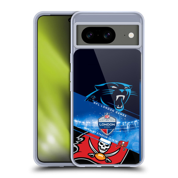 NFL 2019 London Games Panthers VS. Buccaneers Soft Gel Case for Google Pixel 8
