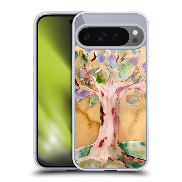 Wyanne Nature 2 Watercolour Tree Soft Gel Case for Google Pixel 9 Pro XL