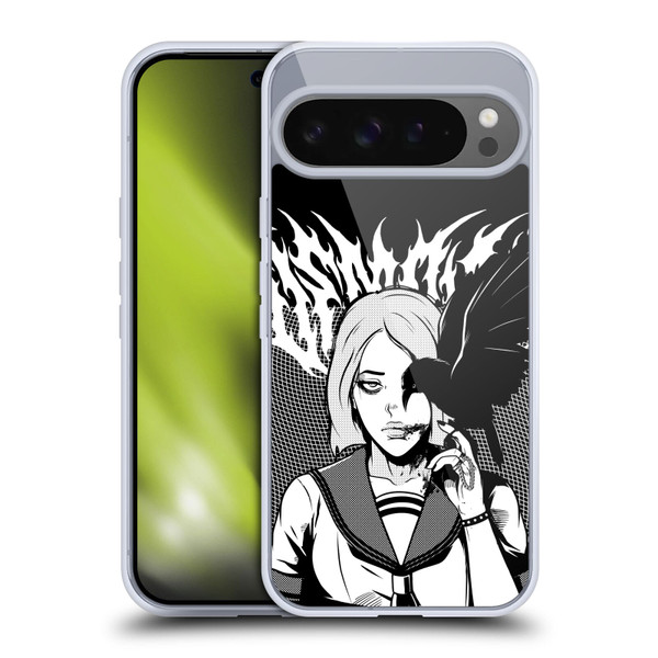 Zombie Makeout Club Art Crow Soft Gel Case for Google Pixel 9 Pro XL