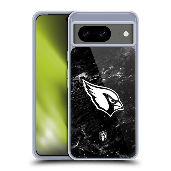 NFL Arizona Cardinals Artwork Marble Soft Gel Case for Google Pixel 8