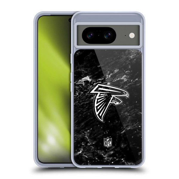NFL Atlanta Falcons Artwork Marble Soft Gel Case for Google Pixel 8