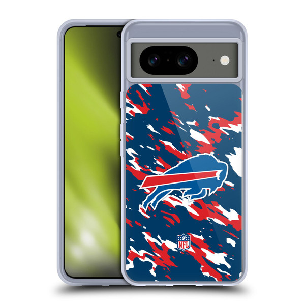 NFL Buffalo Bills Logo Camou Soft Gel Case for Google Pixel 8