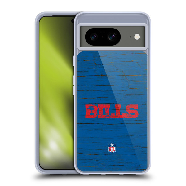 NFL Buffalo Bills Logo Distressed Look Soft Gel Case for Google Pixel 8