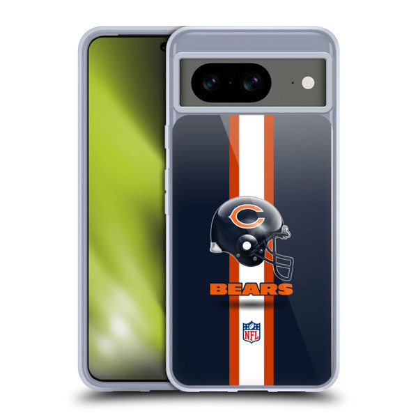NFL Chicago Bears Logo Helmet Soft Gel Case for Google Pixel 8