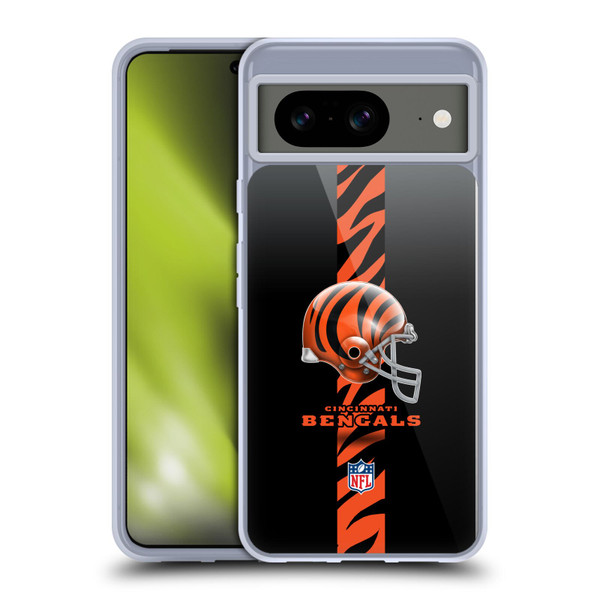 NFL Cincinnati Bengals Logo Helmet Soft Gel Case for Google Pixel 8