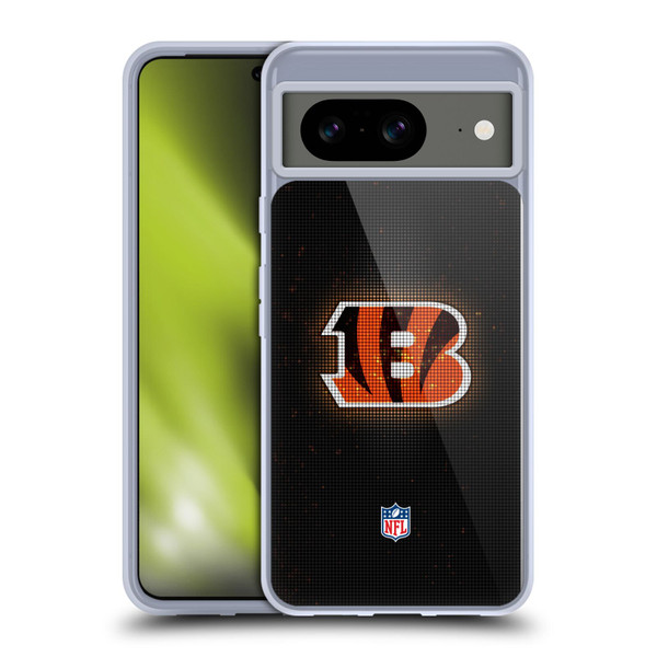 NFL Cincinnati Bengals Artwork LED Soft Gel Case for Google Pixel 8