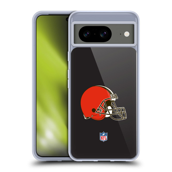 NFL Cleveland Browns Logo Plain Soft Gel Case for Google Pixel 8