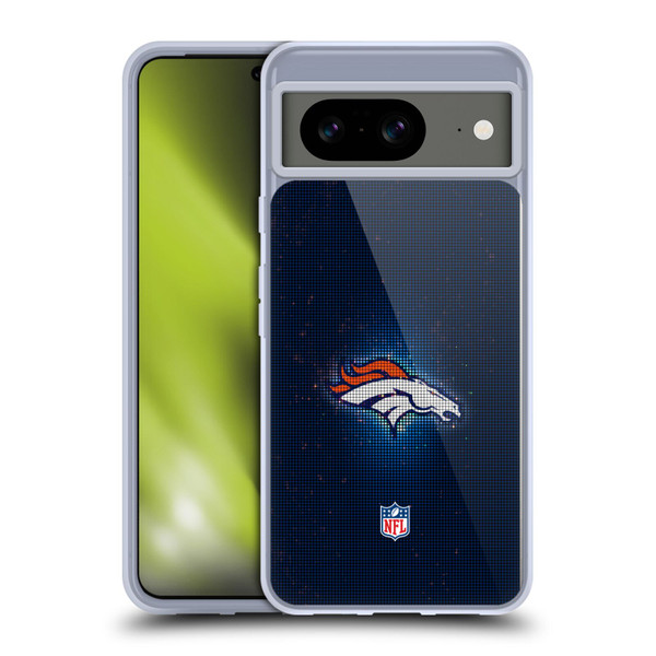 NFL Denver Broncos Artwork LED Soft Gel Case for Google Pixel 8