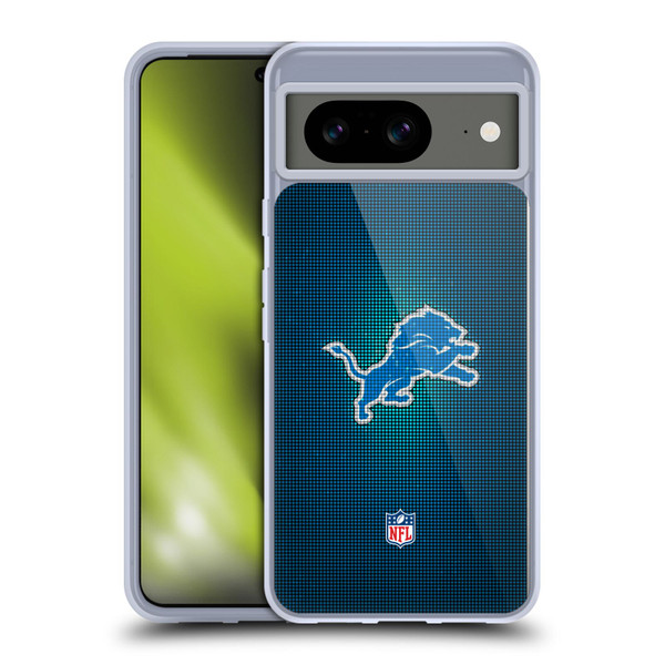 NFL Detroit Lions Artwork LED Soft Gel Case for Google Pixel 8