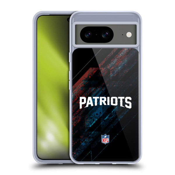 NFL New England Patriots Logo Blur Soft Gel Case for Google Pixel 8