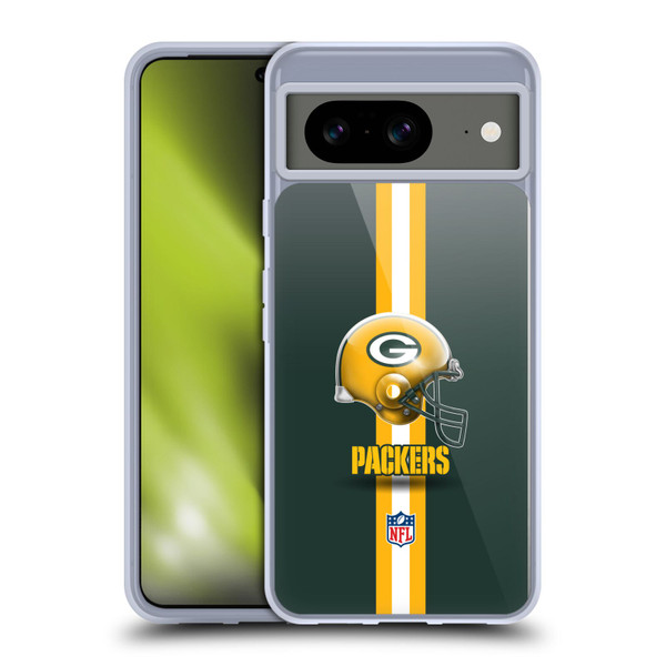 NFL Green Bay Packers Logo Helmet Soft Gel Case for Google Pixel 8