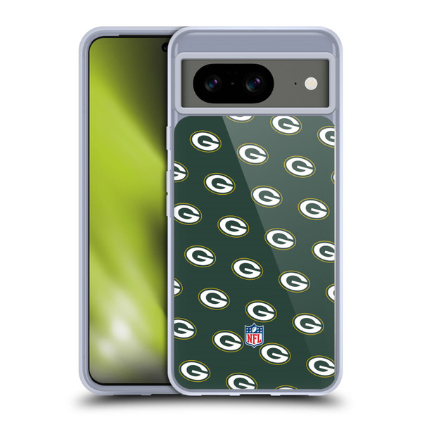 NFL Green Bay Packers Artwork Patterns Soft Gel Case for Google Pixel 8