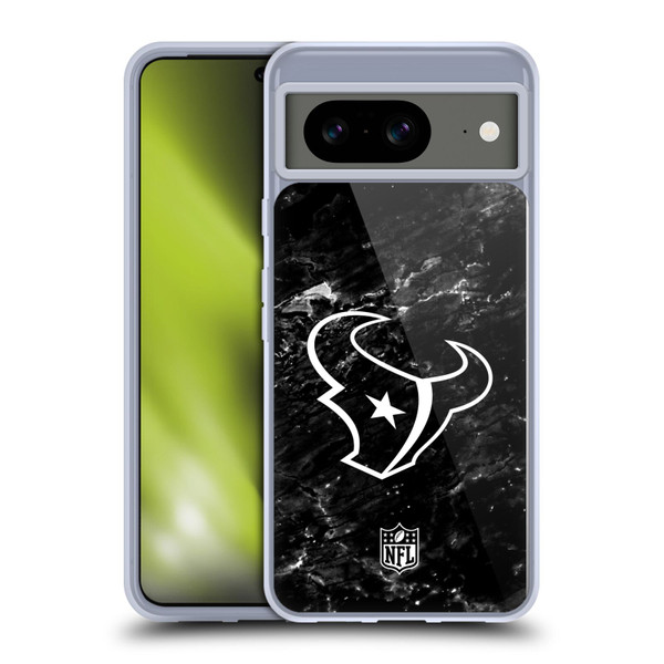 NFL Houston Texans Artwork Marble Soft Gel Case for Google Pixel 8