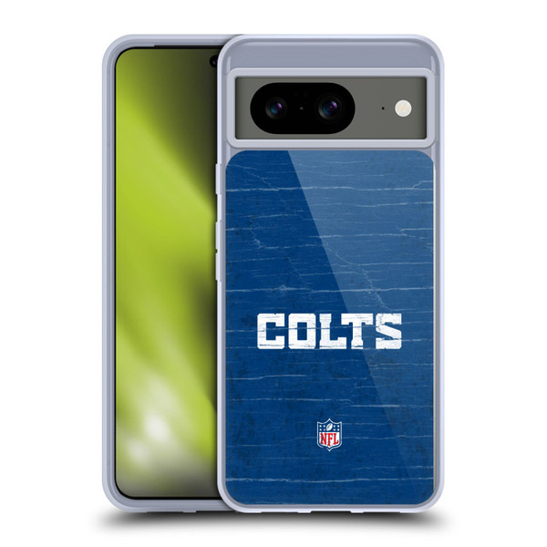 NFL Indianapolis Colts Logo Distressed Look Soft Gel Case for Google Pixel 8
