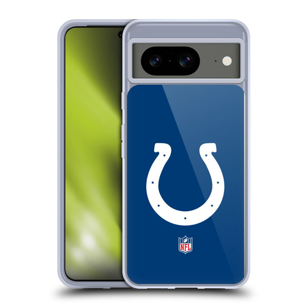 NFL Indianapolis Colts Logo Plain Soft Gel Case for Google Pixel 8