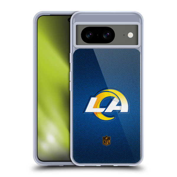 NFL Los Angeles Rams Logo Football Soft Gel Case for Google Pixel 8