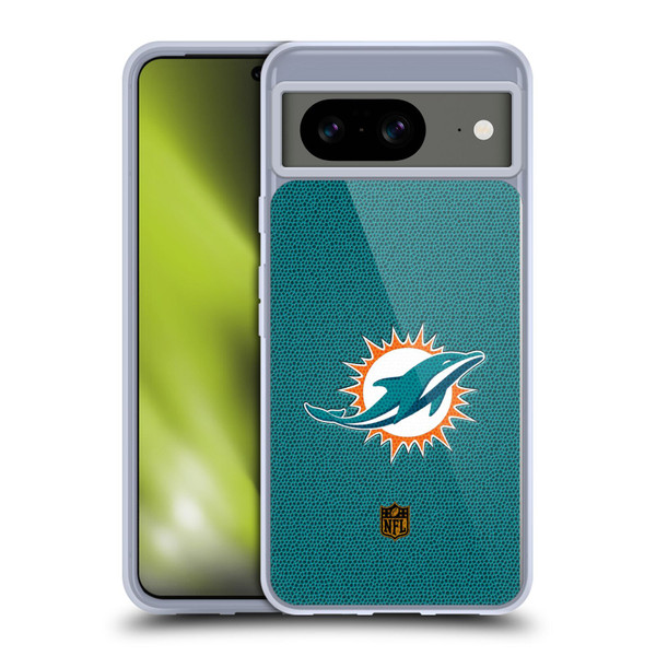 NFL Miami Dolphins Logo Football Soft Gel Case for Google Pixel 8