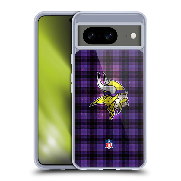 NFL Minnesota Vikings Artwork LED Soft Gel Case for Google Pixel 8