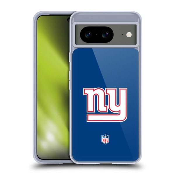 NFL New York Giants Logo Plain Soft Gel Case for Google Pixel 8