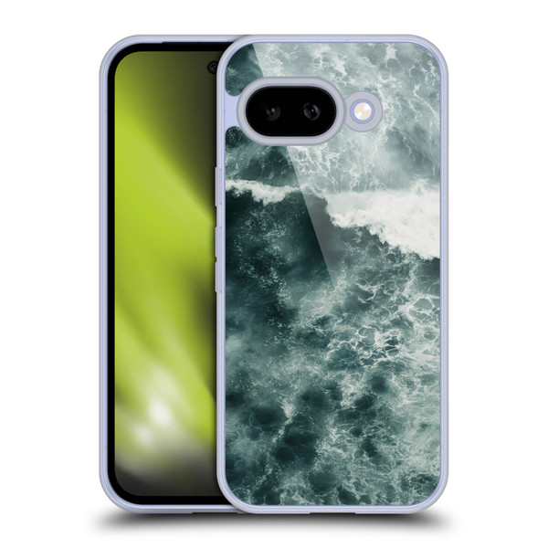 Dorit Fuhg Waves Sea Foam Soft Gel Case for Google Pixel 9A