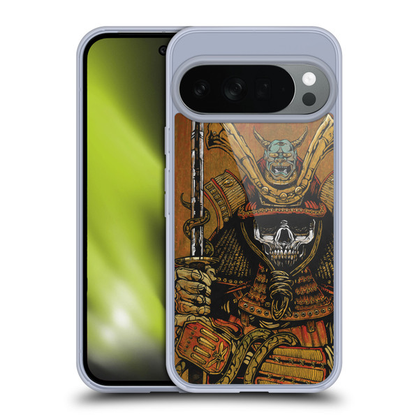David Lozeau Colourful Grunge Samurai Soft Gel Case for Google Pixel 10