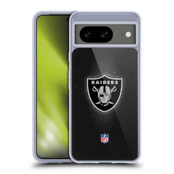 NFL Las Vegas Raiders Artwork LED Soft Gel Case for Google Pixel 8