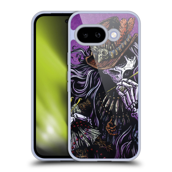 David Lozeau Colourful Grunge Voodoo Priest Soft Gel Case for Google Pixel 9A