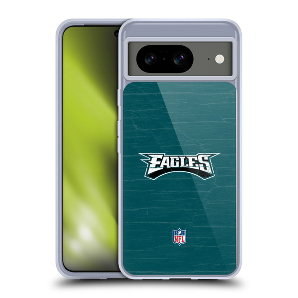 NFL Philadelphia Eagles Logo Distressed Look Soft Gel Case for Google Pixel 8