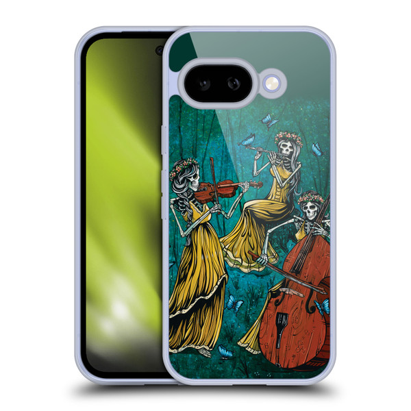 David Lozeau Colourful Art Three Female Soft Gel Case for Google Pixel 9A