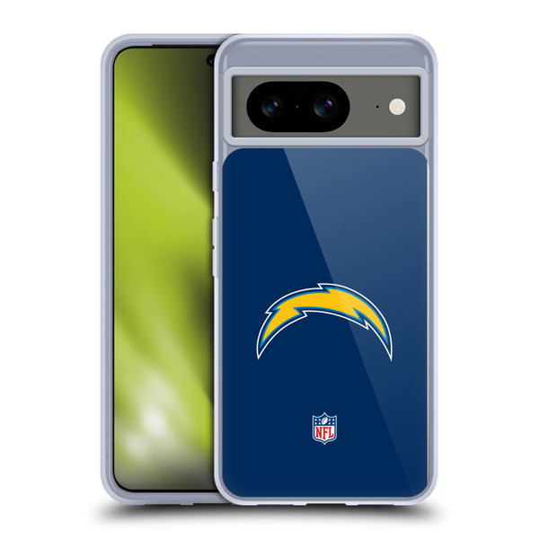 NFL Los Angeles Chargers Logo Plain Soft Gel Case for Google Pixel 8