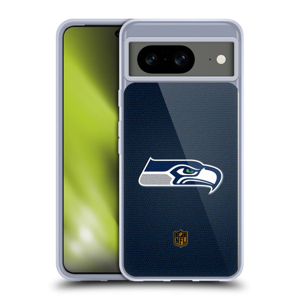 NFL Seattle Seahawks Logo Football Soft Gel Case for Google Pixel 8